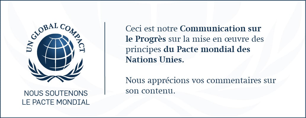 Rexor met à jour sa communication sur le progrès dans le cadre de son engagement envers les principes du Global Compact