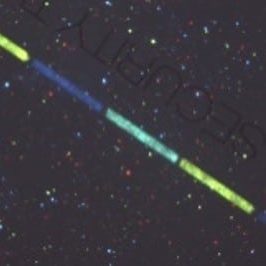 Yarn with trifluorescence under UV light short medium long bi or colour sorting identified under UV light Rexor